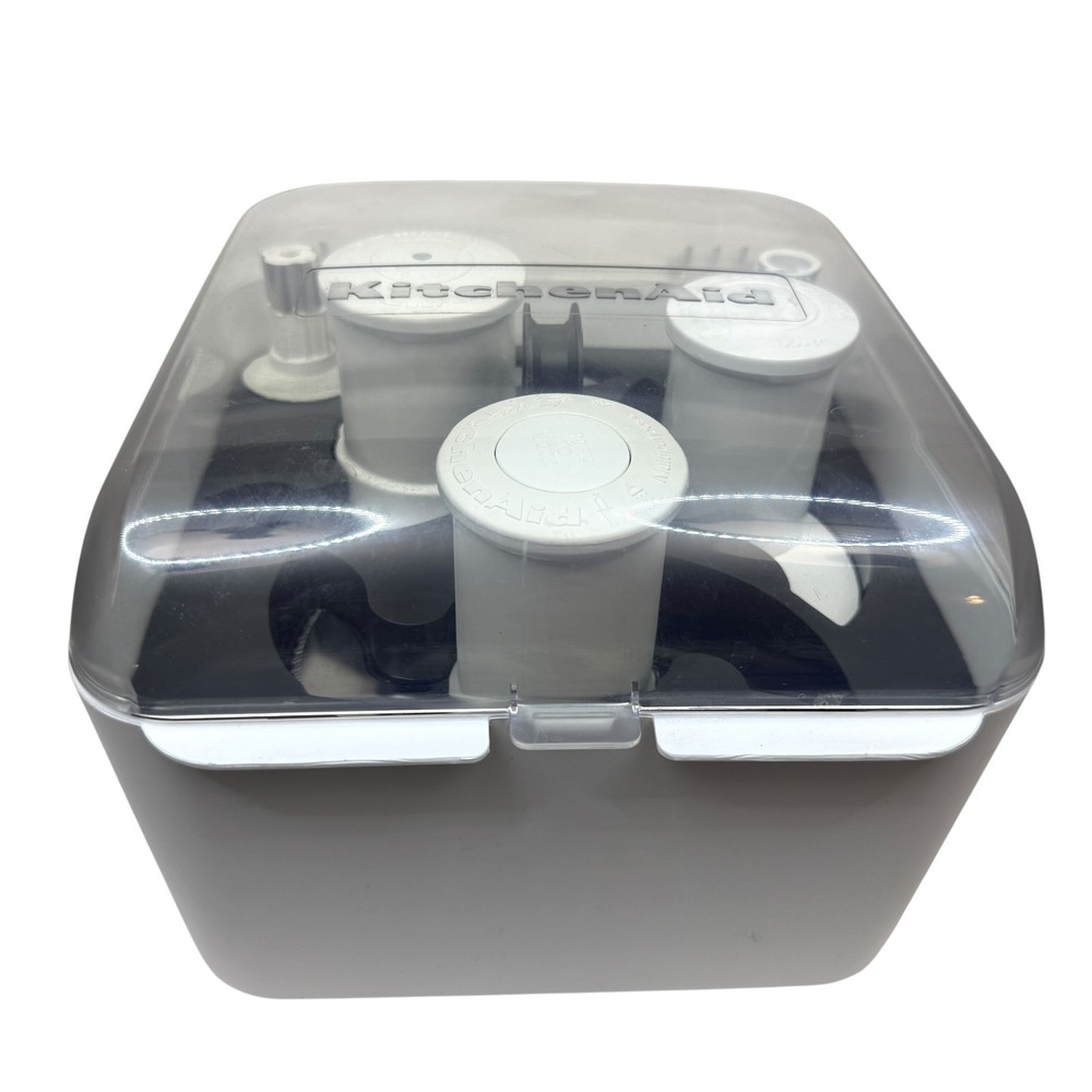 KitchenAid Food Processor Blade Storage Case Kit with Multipurpose & Dough